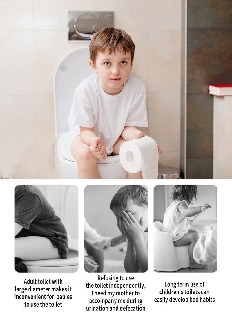 مقعد تواليت للأطفال مقعد تواليت محمول للرجال والنساء مقعد تواليت محمول قابل للطي للسفر مقعد تواليت للسفر وسادات سيليكون مضادة للمشبك - Image 5