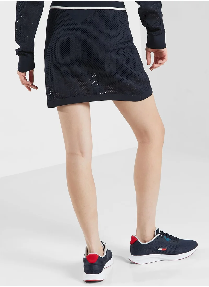 Tommy Hilfiger Sport Mesh Slim Skirt