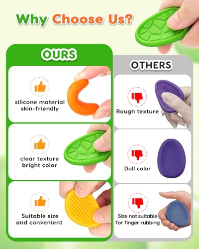LESONG Fidget Toys Sensory Stone for Kids: 24 Pack Textured Worry Stones for Adults - Bulk Fidgets for Classroom Prizes Gooide Bag Stuffers - Quiet ADHD Tools for Autism Kids - Christmas Stocking Stuffers - Image 4