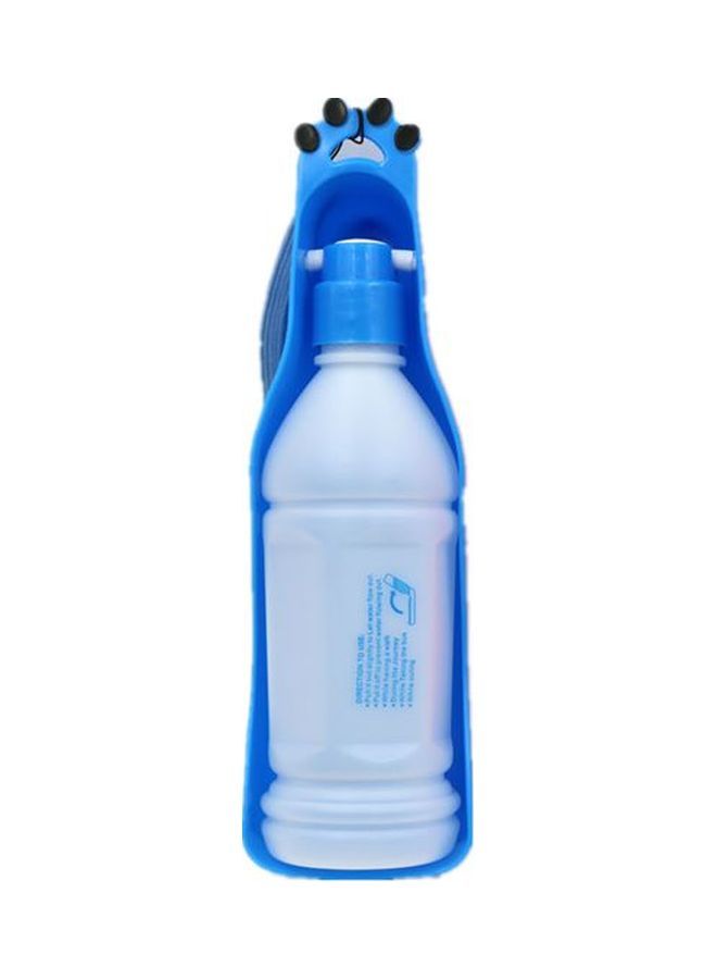NIBEMINENT Portable Water Bottle White/Blue - Image 1