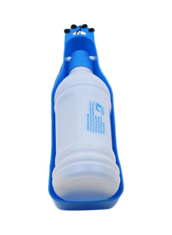 NIBEMINENT Portable Water Bottle White/Blue - Image 4