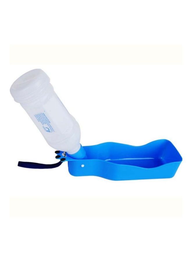 NIBEMINENT Portable Water Bottle White/Blue - Image 2