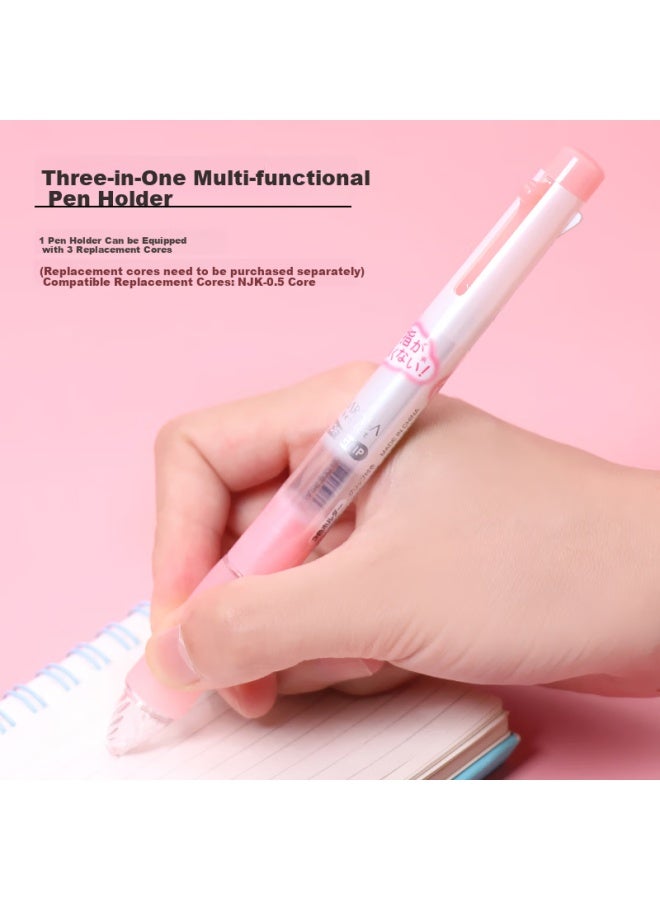 زيبرا Zebra Sarasa 3-color قلم متعدد الوظائف Body (refill Rnjk5) S3a25 Light Pink Barrel - Image 3