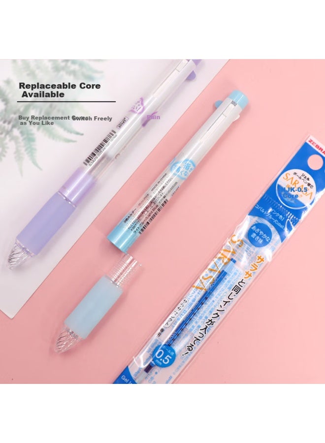 زيبرا Zebra Sarasa 3-color قلم متعدد الوظائف Body (refill Rnjk5) S3a25 Light Pink Barrel - Image 4