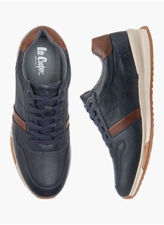 Lee Cooper Men's Panelled Lace-Up Sneakers  - Image 1