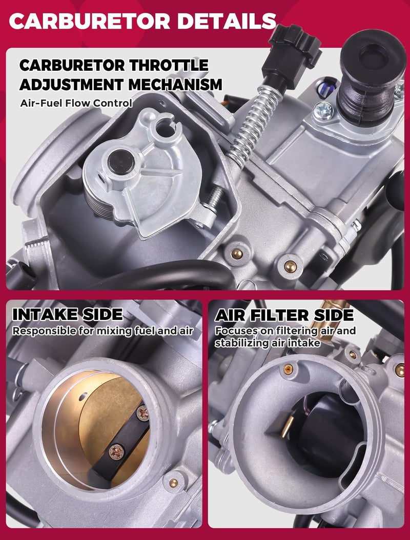 OLIFANT Carburetor For Honda Foreman 500 2005-2011 TRX500TM TRX500FPM TRX500FPE TRX500FM TRX500FE With Air Filter - Image 5