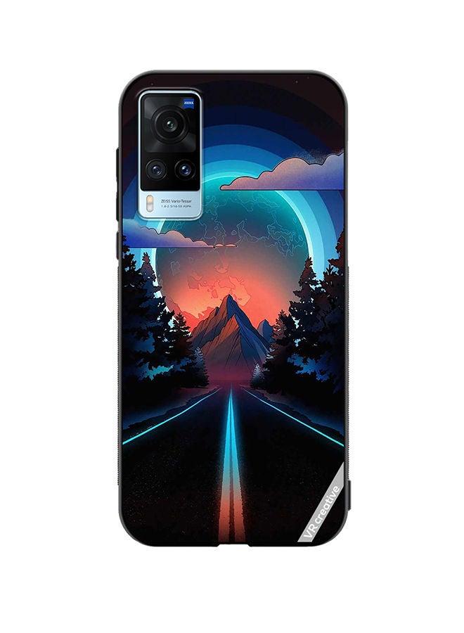 VR CREATIVE Protective Case Cover For Vivo X60 Road To Paradise Design Multicolour - Image 1