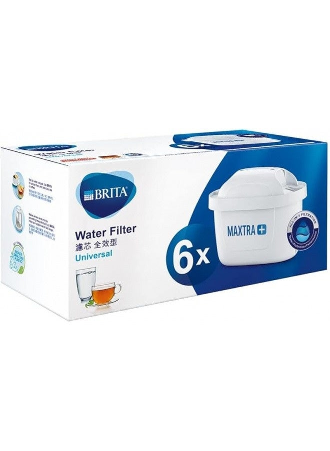 بريتا خراطيش فلتر المياه BRITA Maxtra+، بيضاء، عبوة من 6 قطع (الإصدار البريطاني)  - Image 1