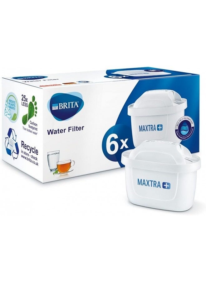 بريتا خراطيش فلتر المياه BRITA Maxtra+، بيضاء، عبوة من 6 قطع (الإصدار البريطاني)  - Image 1