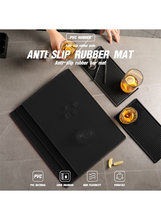 Coffee Mat Thick Durable and Stylish Bar Mat for Spills,Non Slip Cup Mat, Non-Toxic, Service Mat for Coffee, Bars, Restaurants Counter Top  - Image 2