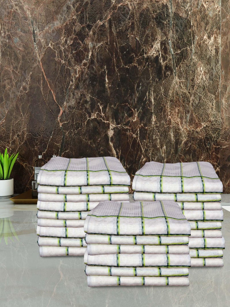 Athom Living Cotton Soft Hand Towel Set Super Absorbent Quick Dry 40x60 cm Pack of 24 - Image 2