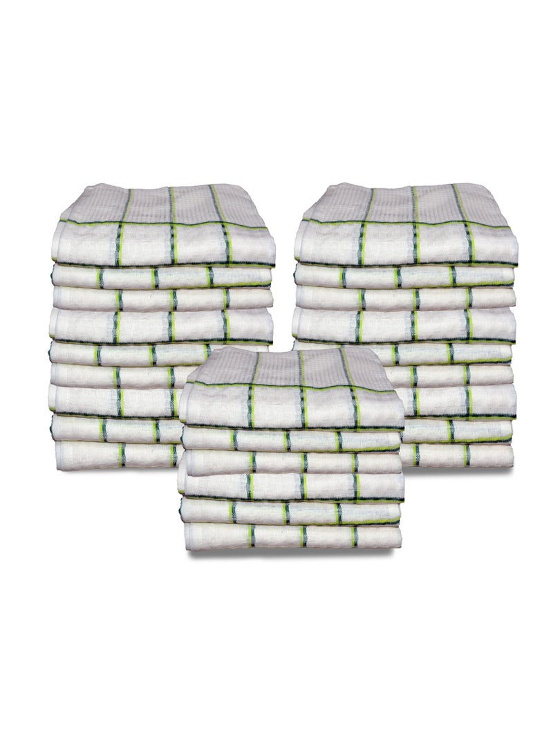 Athom Living Cotton Soft Hand Towel Set Super Absorbent Quick Dry 40x60 cm Pack of 24 - Image 1