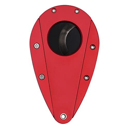 Xikar Xi1 Cigar Cutter, 440C Stainless Steel Blades with Rockwell HRC 57 Rating, 54 to 60 Ring Gauge, Double Guillotine Action, Red - Image 4
