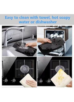 8 Pack Stove Burner Covers Gas Stove Protectors Non Stick Fast Clean Liners For Kitchen Cooking Size 10.6 Inch X 10.6 Inch Bpa Free Black - pzsku/Z0F614765D5BA70CDBEECZ/45/_/1741177638/ce9a98f1-1c5e-4f94-b444-4e1da9182f83