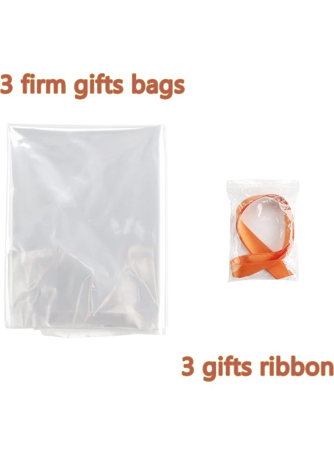 Pro Goleem 3-Piece Small Woven Basket with Gift Bags and Ribbons - Image 4