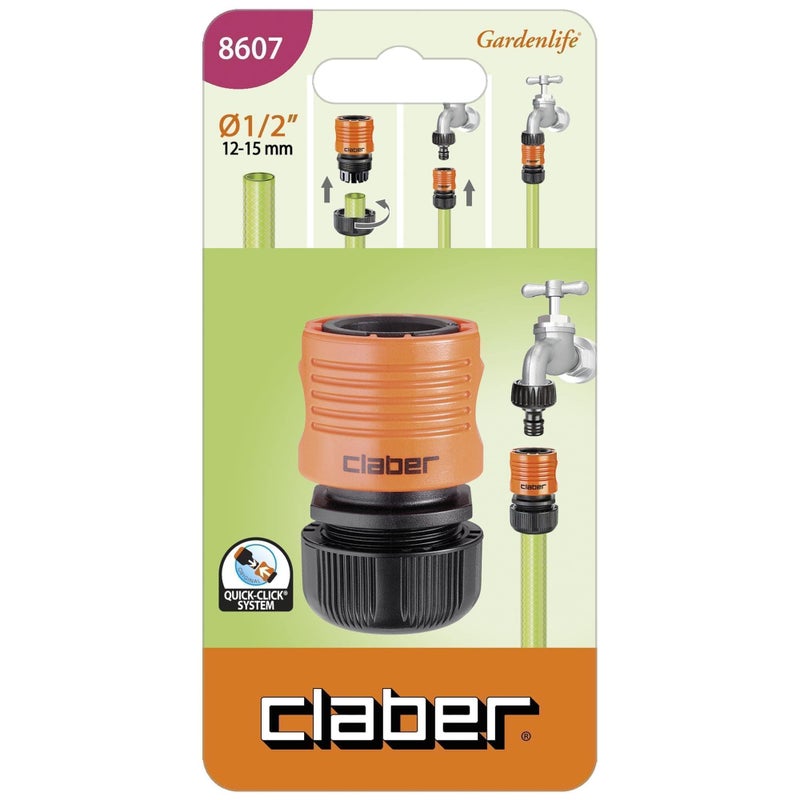 Claber 8607 1/2‚ Automatic Coupling - Image 2