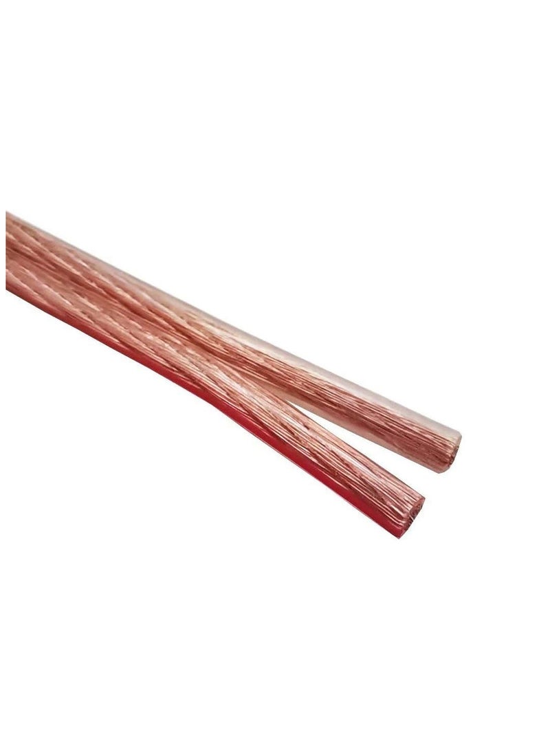 Duravel Duravel Speaker Wire Cable, 2-Conductor, Transparent (20 METER, 1.5MM)  - Image 3