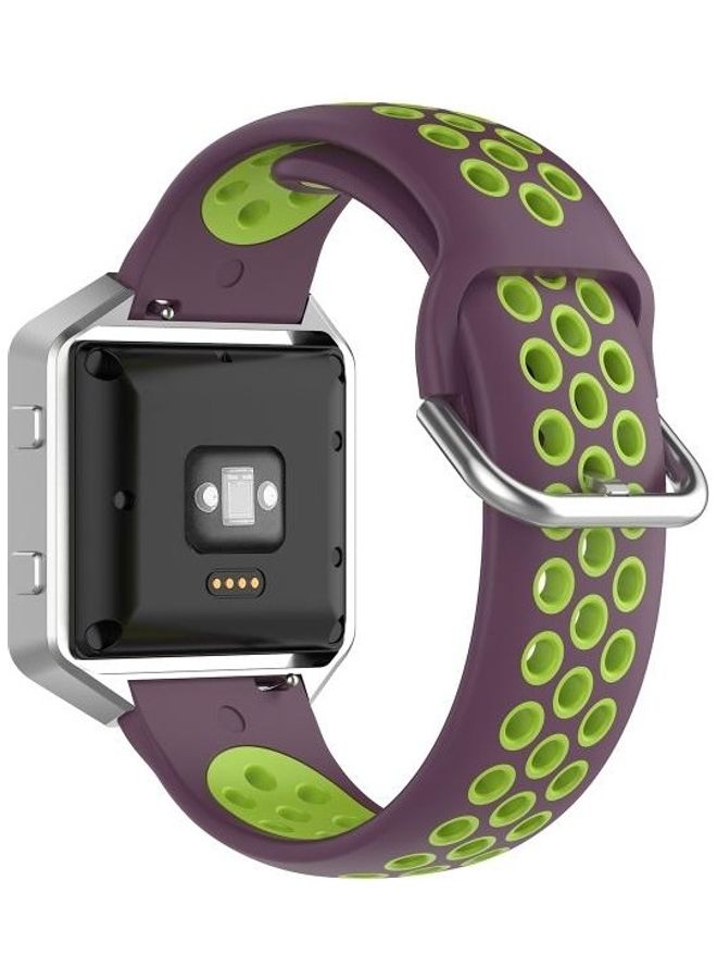 NIBEMINENT For Fitbit Versa 2 Blaze Sports Replacement Strap Watchband Purple - Image 5