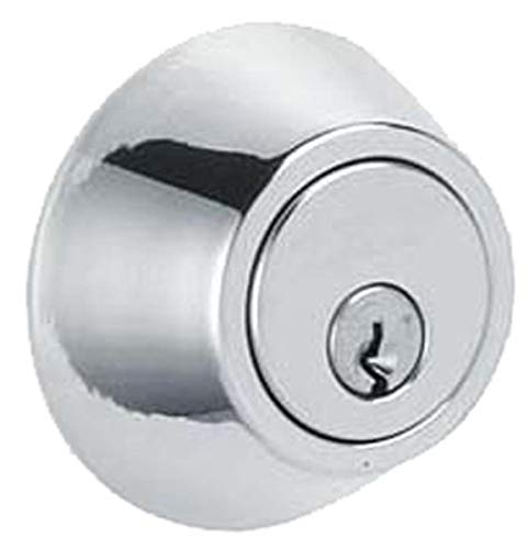 SCHLAGE J-Series by Schlage Deadbolt with Standard Trim, Keyed 1 Side, Highest Residential Security, Bright Chrome, JD60 625 - Image 3