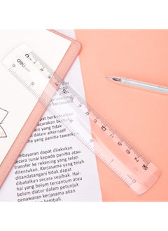 Deli Deli EG00112 Ruler, 15cm (6 Inch) Transparent Plastic Measuring Tool – Ideal for School and Office Use  - Image 5