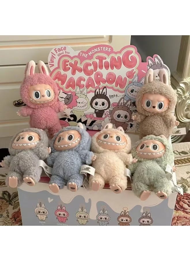 【قطعة واحدة عشوائية】 دمية ماترابو لابوبو من جيل الوطن الأم، إصدار سلسلة ماكارون بابل، دمية فينيل قطيفة، صندوق أعمى، هدية - المواصفات: لون عشوائي، قطعة واحدة - Image 2