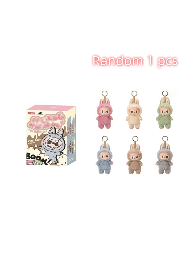 【قطعة واحدة عشوائية】 دمية ماترابو لابوبو من جيل الوطن الأم، إصدار سلسلة ماكارون بابل، دمية فينيل قطيفة، صندوق أعمى، هدية - المواصفات: لون عشوائي، قطعة واحدة - Image 1