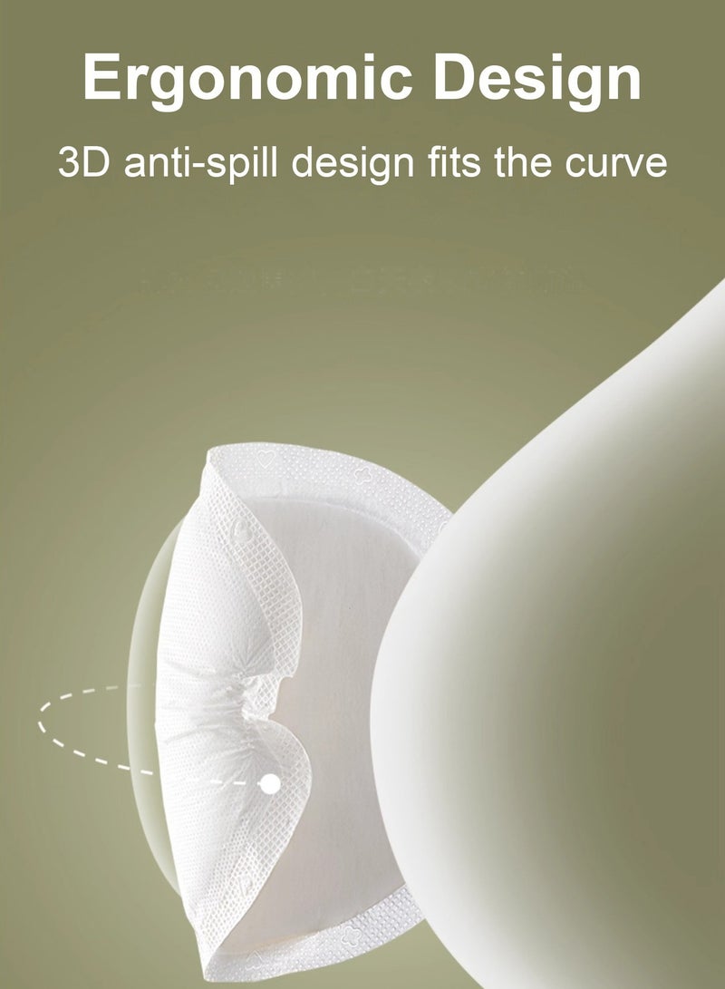 100 count Disposable Breast Pads Medical-grade Nursing Pads Super Absorbent Nursing Pad Breastfeeding Essentials Sterilized Individually Packed - Image 4