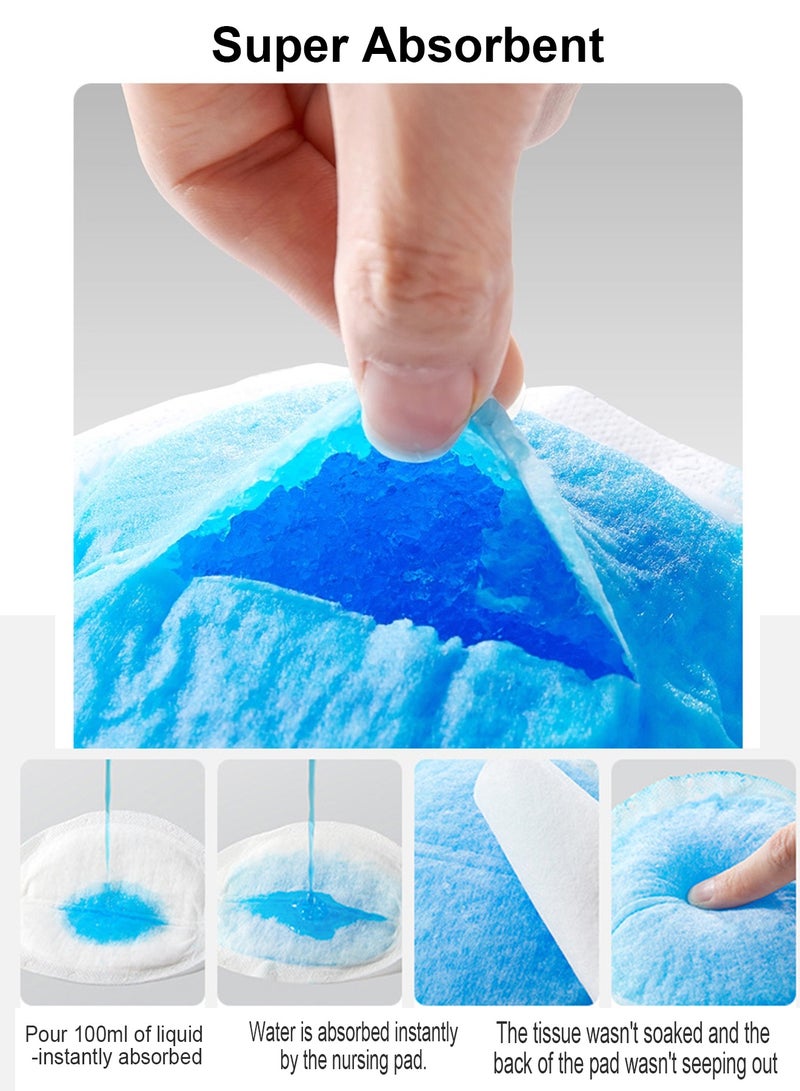 100 count Disposable Breast Pads Medical-grade Nursing Pads Super Absorbent Nursing Pad Breastfeeding Essentials Sterilized Individually Packed - Image 3