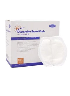 Generic 100 count Disposable Breast Pads Super Absorbent Nursing Pad Breastfeeding Essentials Sterilized Individually Packed  - Image 1