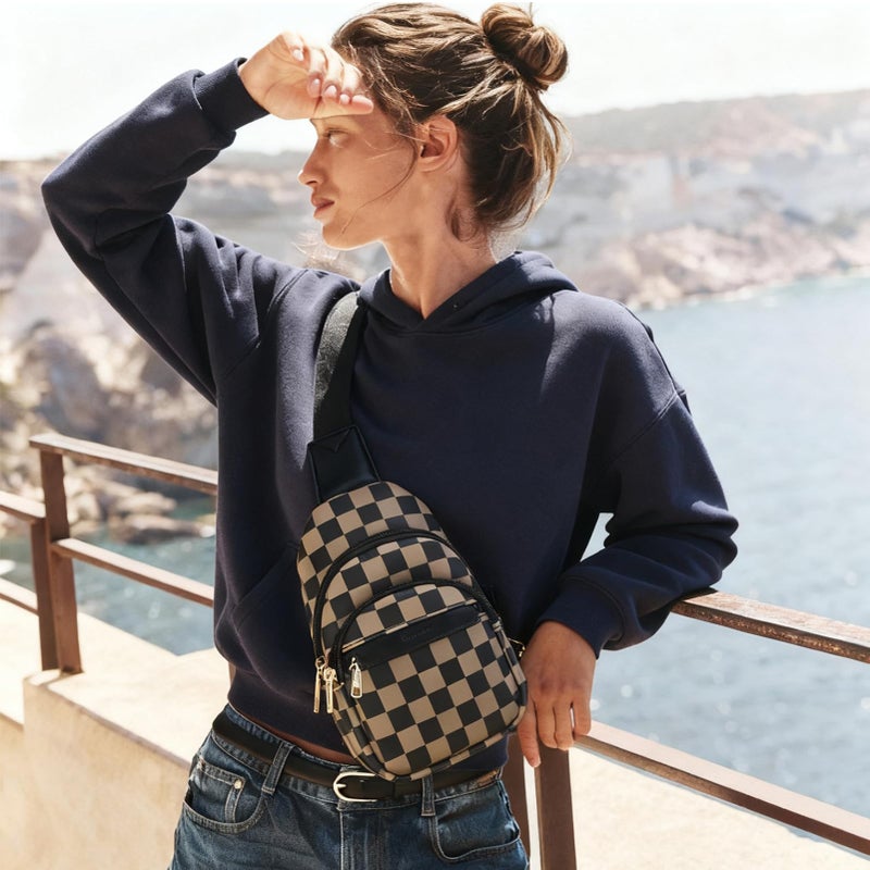 BOSTANTEN Small Sling Bag for Women Leather Crossbody Bags Fanny Pack Chest Bag for Travel - Image 2