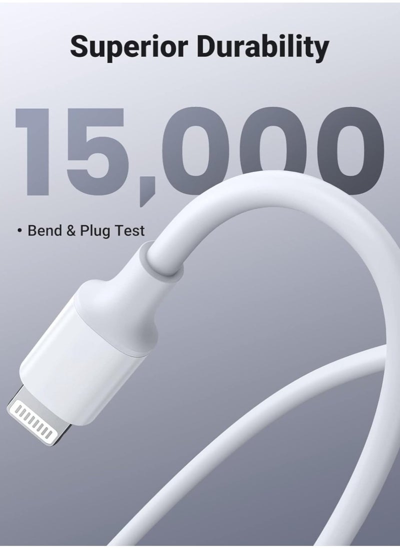 Generic - Original 1 Meter [MFi Certified] USB C to Lightning PD Fast Charging Charger Cable 20W for iPhone 14/14 Pro/14 Plus/14 Pro Max, iPad Pro and All iPhone 8-14 Series - Image 1