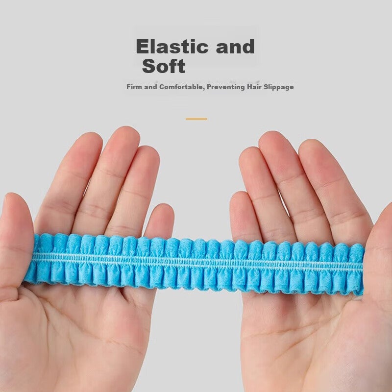 JD Jing Zao Minggu Disposable Head Cover Caps, Non-Woven Fabric Caps, Kitchen Strip-Shaped Dustproof And Stainproof Caps, Head Covers, 500 Pieces, CW349343 - Image 4