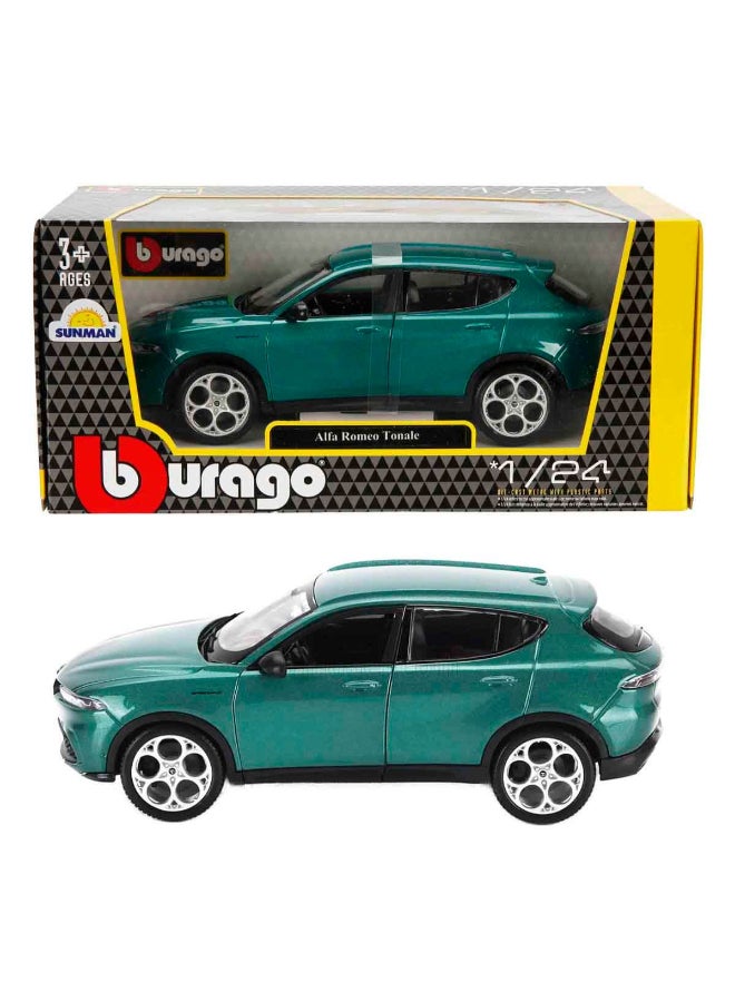 Bburago Alfa Romeo Tonale Die-cast Car (1:24, Green) - Image 1