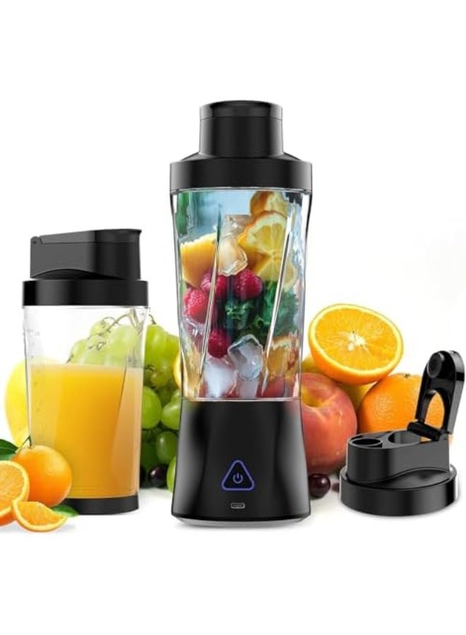 Portable Blender 700ml, 6000mAh USB Rechargeable Electric Juicer Machines, Compact Extractor for Orange, Lemon, Limes, Self Cleaning Juicer Cup - Image 1