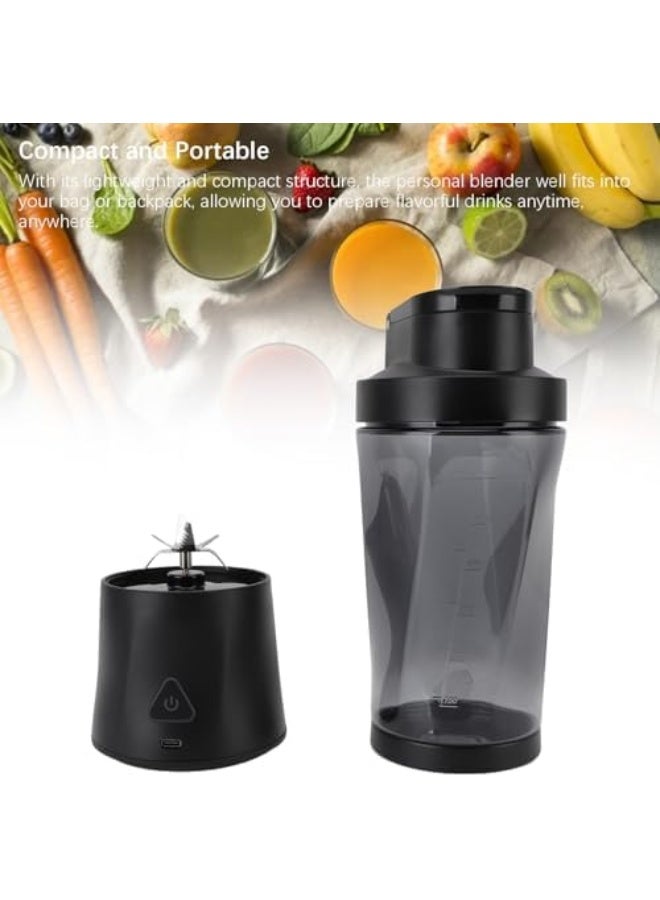 Portable Blender 700ml, 6000mAh USB Rechargeable Electric Juicer Machines, Compact Extractor for Orange, Lemon, Limes, Self Cleaning Juicer Cup - Image 5