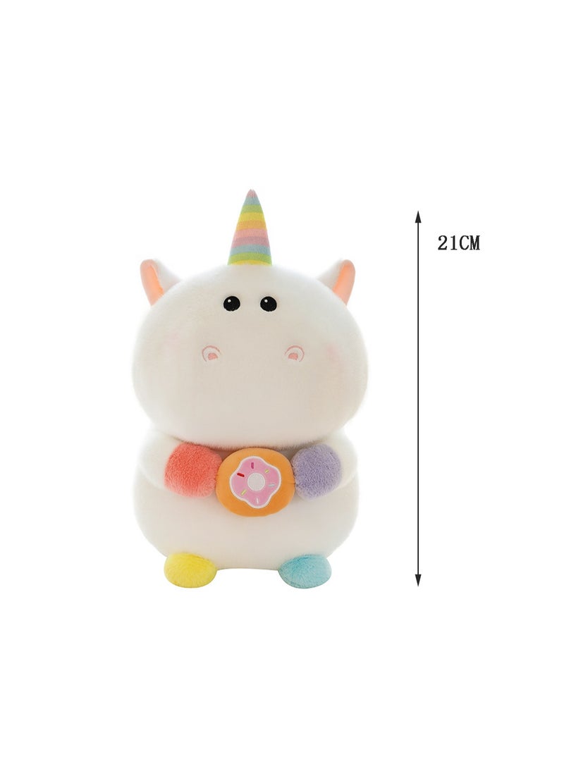 21 CM Cute Unicorn Plush Toy Soft Stuffed Cartoon Doll For Girls And Boys All Ages Gift - Image 2