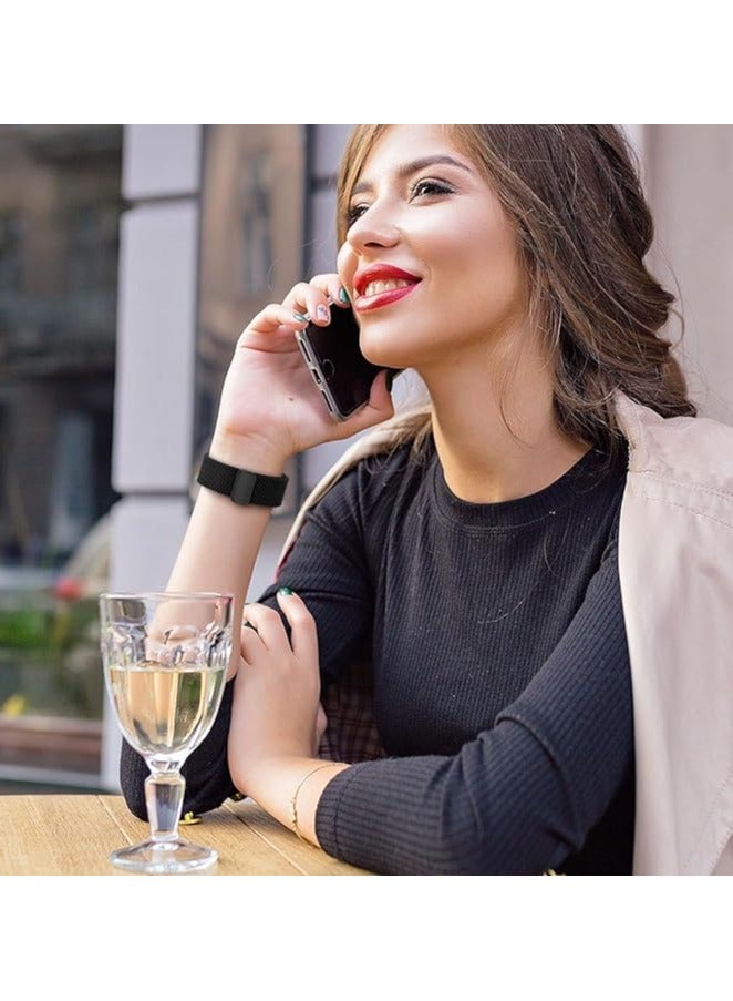 سوار مغناطيسي مقاس 20 مم لساعة سامسونج جالاكسي 7/6/5/4/FE مقاس 40 مم 44 مم/سوارات جالاكسي 6/4 الكلاسيكية مقاس 47 مم 43 مم 46 مم 42 مم/ساعة 5 برو مقاس 45 مم/ساعة 3 مقاس 41 مم/ساعة Active 2، حزام رياضي مغناطيسي مضفر من النايلون المرن - Image 2