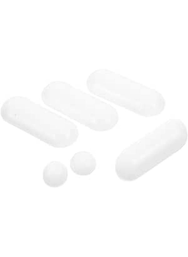 6 Pcs Toilet Seat Spacer Parts Thickened Bumpers Comfort Enhancers Easy Clean Design - Image 1