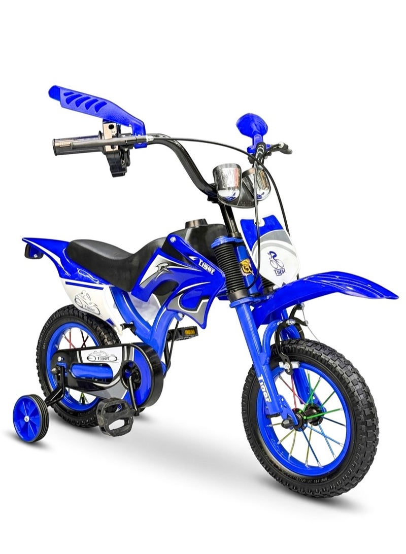 تايجر دراجة مقاس 12 انش بتصميم موتوسيكل رياضي لعمر 2-4 سنوات - Image 1