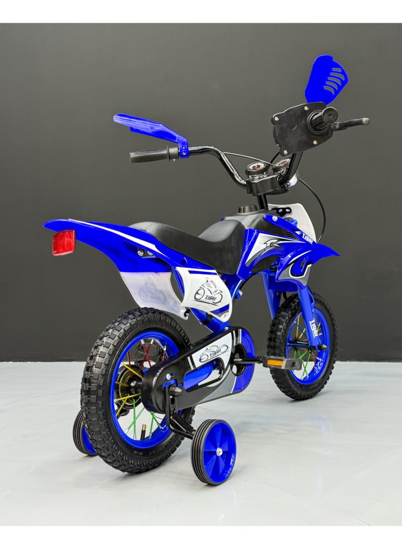 تايجر دراجة مقاس 12 انش بتصميم موتوسيكل رياضي لعمر 2-4 سنوات - Image 5