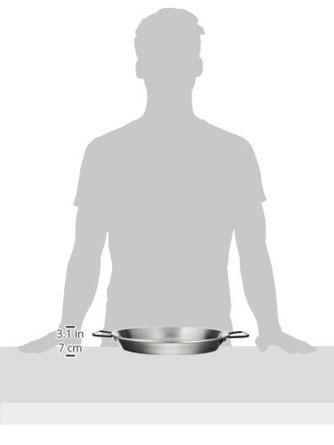 Garcima 13 1/2-inch Pata Negra Restaurant Grade Paella Pan, 34cm - Image 3