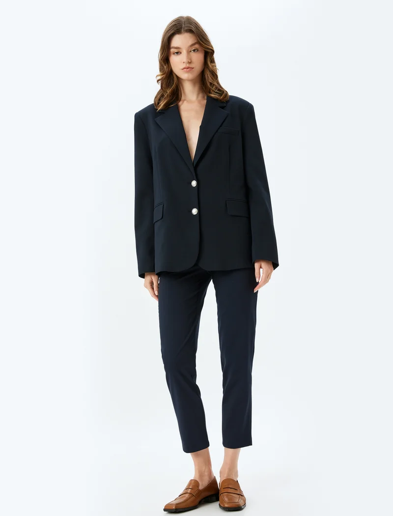 كوتون Cigarette Pants