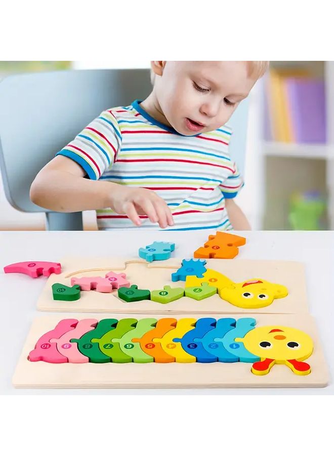 Airplane Style 3D Wooden Puzzle Toy For Kids Educational Christmas Gift - Image 5
