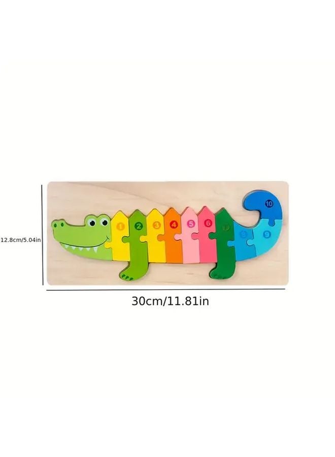 Airplane Style 3D Wooden Puzzle Toy For Kids Educational Christmas Gift - Image 4