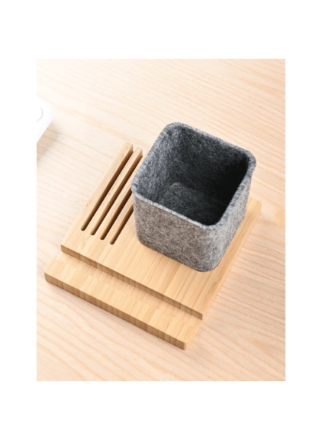 IDesign Pen Holder with Card Slots & Phone Stand - Image 2