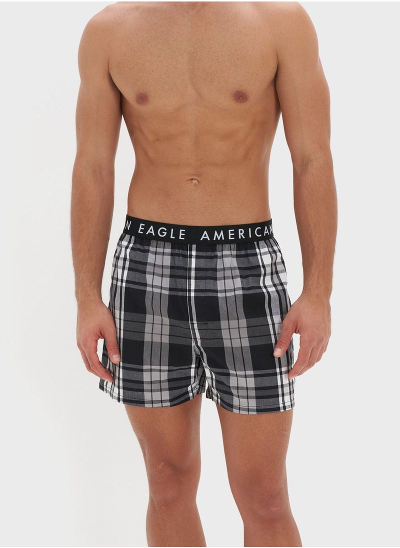 American Eagle - 3 Pack Logo Band Boxer Shorts - Image 1