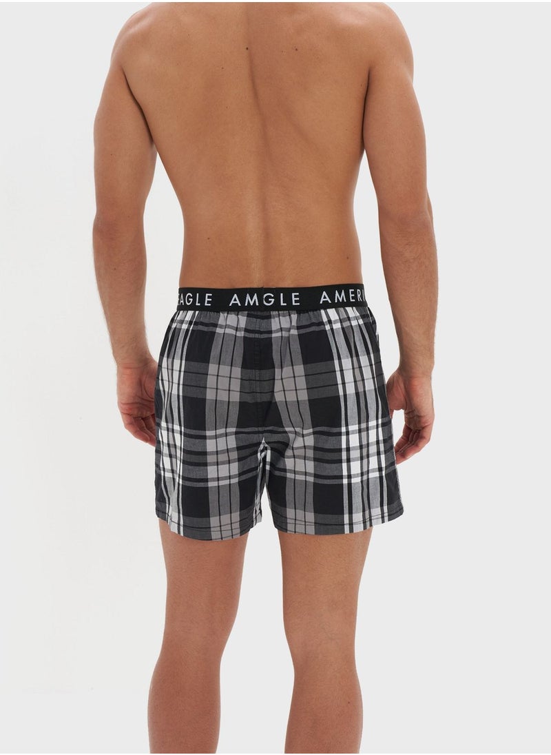 American Eagle - 3 Pack Logo Band Boxer Shorts - Image 1