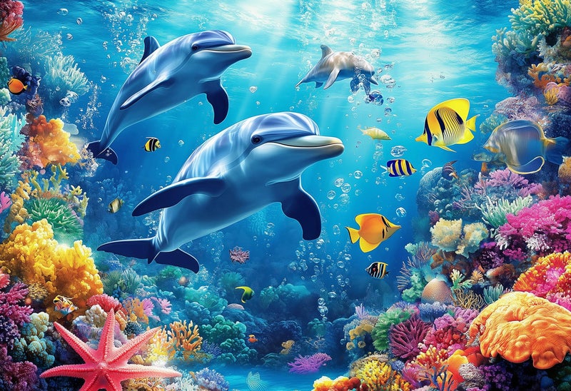 YOGEON Puzzle for Adults 1000 Pieces Underwater World Puzzle Ocean Beach Sea Coral1000 Piece Undersea Jigsaw Puzzle Finish Size 15x 10 - Image 3