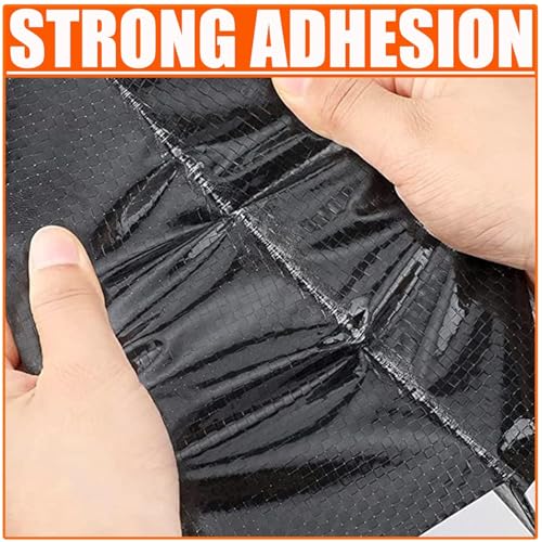 Rvhouse Underbelly RV Tape 8" x 20 Ft Premium Belly Material Waterproof Wearing Resistant Repair Fabric Tape for Belly Tears Holes Cuts of Motorhome Trailer RV Camper - Image 4