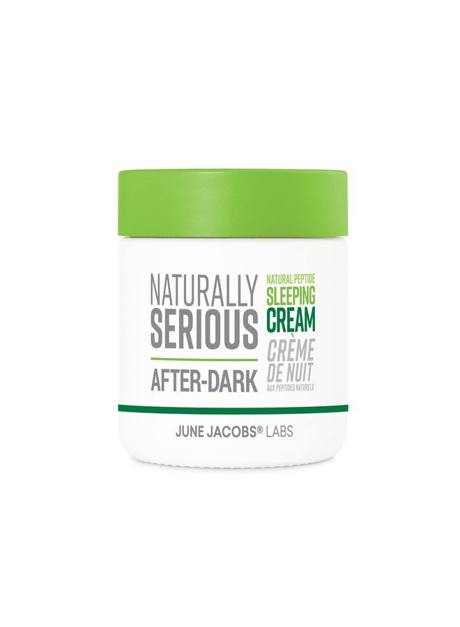 Naturally Serious | After-Dark Natural Peptide Sleeping Cream, Anti-Aging Night Cream, Vegan Skincare, Cruelty-Free Skincare - Image 1
